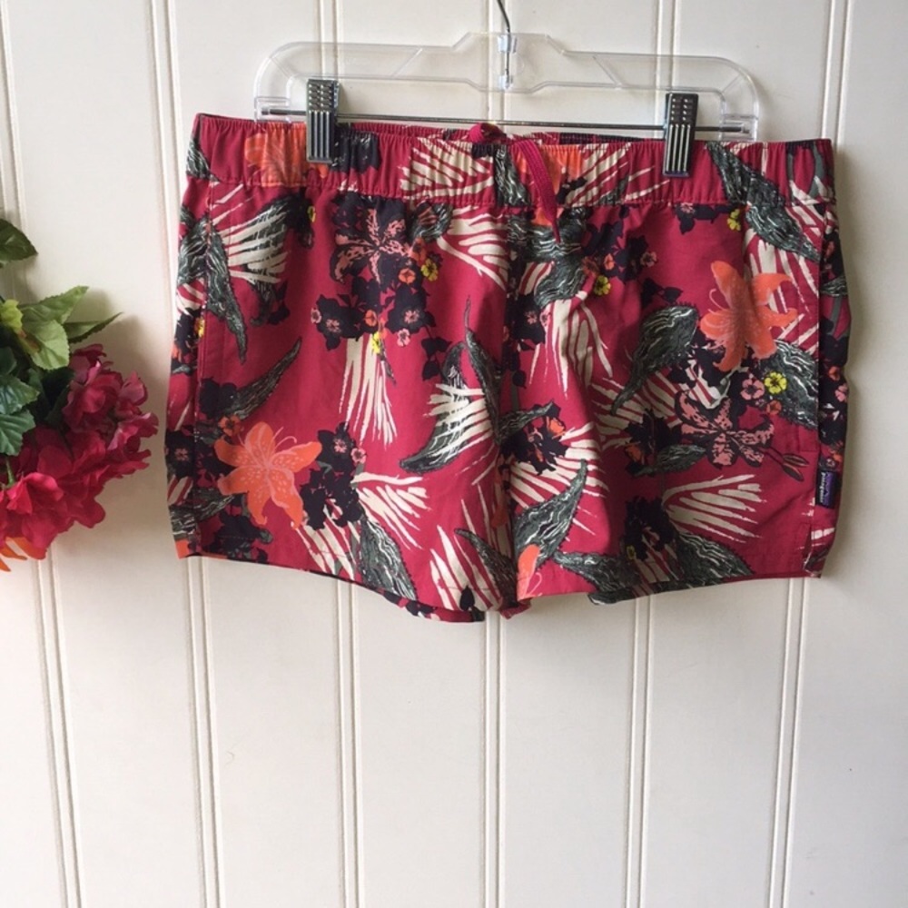 floral Patagonia shorts